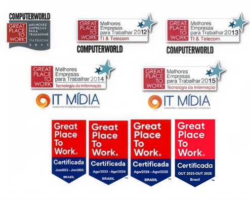 Certificados Great Place to Work e premiações Arbit